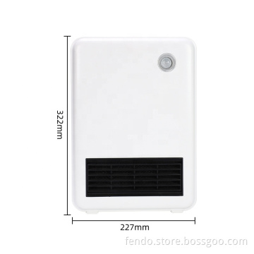 Fan/Heater with Key Control, Temperature & Time Display, LED Screen, 3-Gear Adjustment, and Body Sensor for Home, Office, Hotel (600W/1200W)